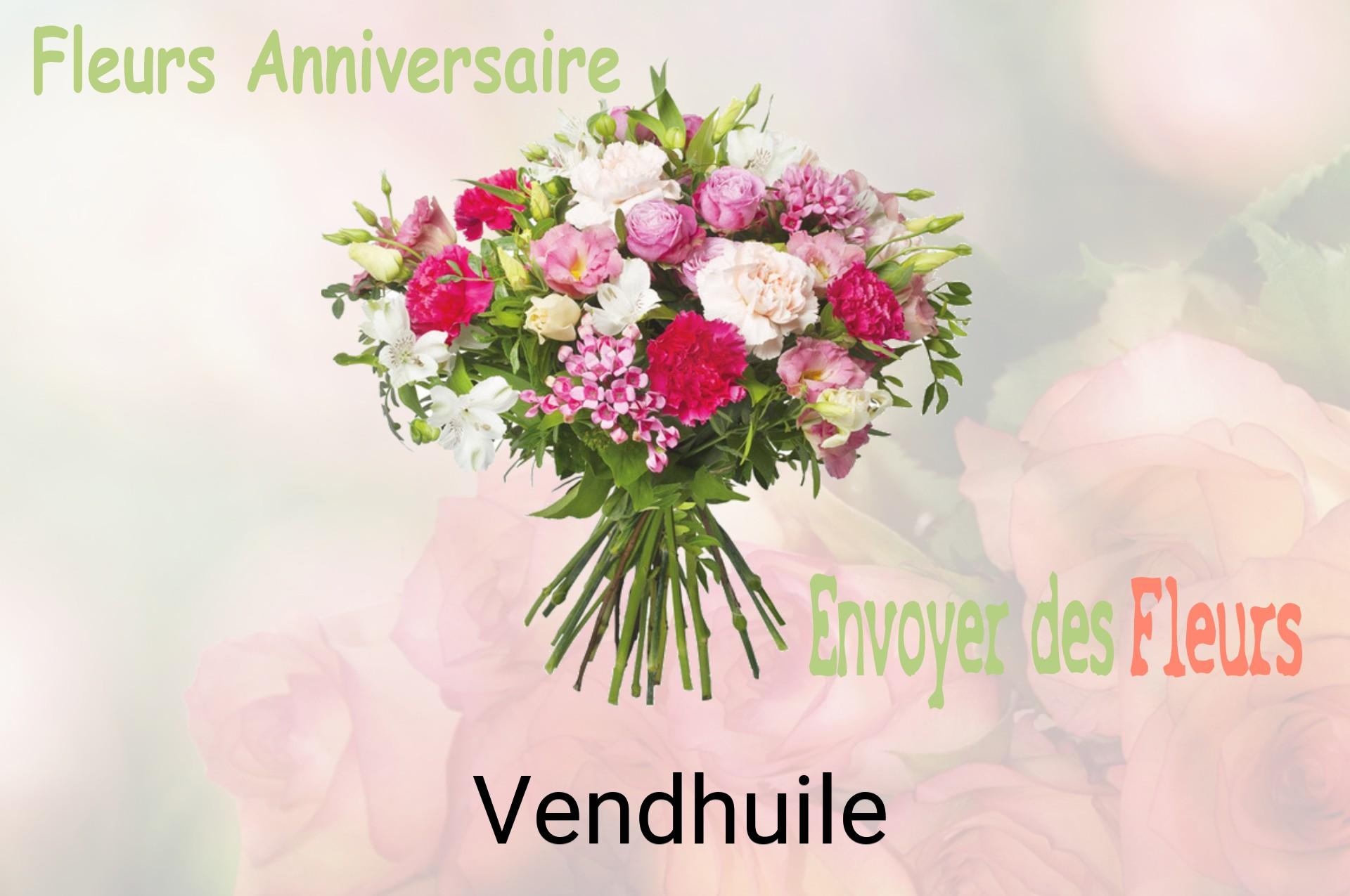 Bouquet de fleurs d’anniversaire livré à Vendhuile